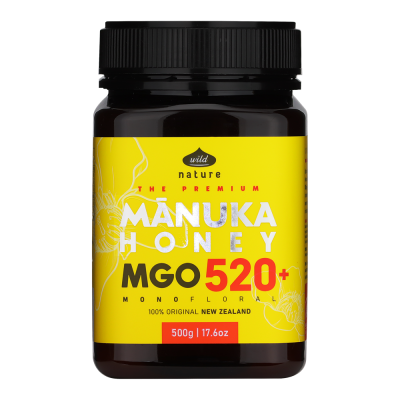 100% 뉴질랜드 마누카 꿀 MGO520+ 500g