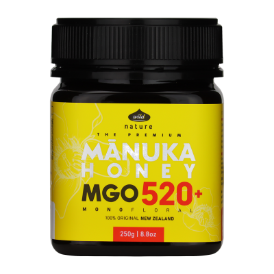100% 뉴질랜드 마누카 꿀 MGO520+ 250g