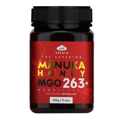 100% 뉴질랜드 마누카 꿀 MGO263+ 500g